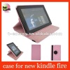 360 degrees rotating leather case for kindle fire