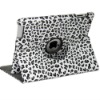 360 rotating leopard line Magnetic Smart PU Leather Stand Case Cover For iPad 2