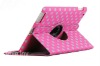 360 rotation case with dot design for iPad2