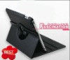 360 turning rotatable pu case  for ipad2 CPI 720