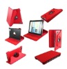 360degree Rotating Leather Cover Case for Samsung Galaxy Tab 7.7" P6800 Red