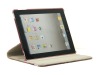 360degree rotated/swivel leather case for Ipad2 with multi view angle.2012 new design