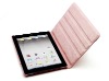 360degree rotated/swivel leather case for Ipad2 with multi view angle,fashion case for ipad2