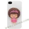 3D Cute Cartoon Hard Skin Case Cover for iPhone 4S/ iPhone 4(Pink)