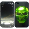 3D Green Skull Design Back Cover Case Skin For Apple iPhone 4G