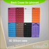 3D Silicone Case for iPhone 4