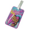 3D cartoon PVC luggage tag