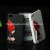 3D cartoon Wood Carving Wooden Hard Back Case Cover For Apple iPhone 4 4G 4S