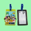 3D cartoon plastic luggage hangtag