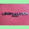 3D leather case plastic logo