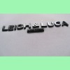 3D metal name logo