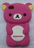 3D mobile phone accessory silicone case / cover