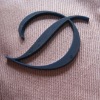 3D plastic brand garments logo designs