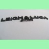 3D plastic name logo