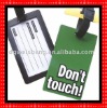 3D soft pvc plastic luggage tag