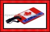 3D soft pvc travel baggage tag FG513