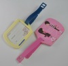 3D soft rubber luggage bag tag