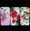 3PCS Great Flower Back Case Cover Skin for Apple Iphone 4 4G