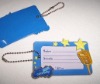 3d soft pvc luggage tag