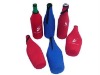 3mm neoprene Wine Bottle Stubby Holder with Zipper