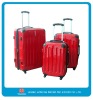 3pc PC material red clour trolley case set