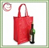 4 bottle bag with laminated pp woven material