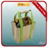 4 bottles wine bag