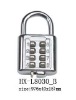 4 digit combination padlock