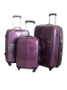 4 wheels PC fashionable trolley travel case (trolley luggage/luggage set)