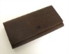 4021Q Classic Crazy Horse Leather Wallet Purse Business Credit Card Coin ID Pocket NWT Free Ship