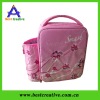 420D polyester cooler bag with mesh pocket