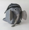 420D waterproof gray elephant cute kids satchel