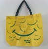 420d polyester smile pattern design promotion bag