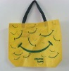 420d polyester smile pattern design promotion bag