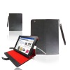 4400mAh 3.7V Hotsale PU Leather Case Solar Battery Charger for iPad 3 New