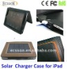 4500mAh Hotsale solar charger leather cover for ipad