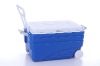47L plastic ice cooler with wheels
