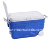 48L portable environmental camping cooler box with wheels