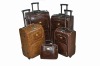 5 pcs PU lightweight luggage sets