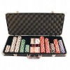 500 Chips Aluminum Poker Chip Case