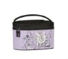 6 Can Cooler Lunch Bag Leak Proof Tote Purse Purple Flower