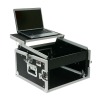 6 Space Pro DJ Mixer Case w/Sliding Laptop Shelf