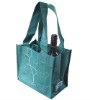 6 bottle wine bags,made of non woven fabric
