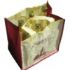 6 bottles non woven wine bag