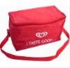 6 cans polyester beer cooler bag,lunch bag with aluminium foil lining