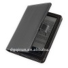 6" cowhide Leather Case Cover for Ereader  (black)