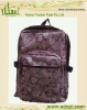 600D Casual backpack/school bag with printing