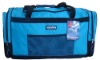 600D Polyester Travel Bag with Front and Side Pockets
