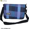 600D blue messenger bag with adjustable strap laptop bag