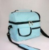 600D oxford light blue double sections cooler bags
